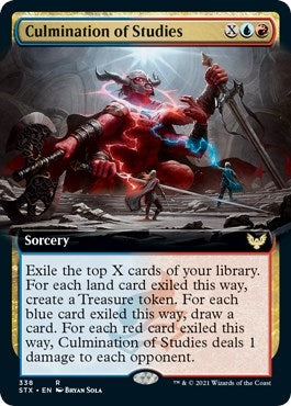 Image for Culmination of Studies (Extended Art) (Strixhaven: School of Mages) (338) - Magic: The Gathering