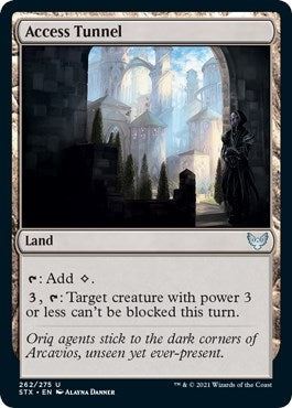 Image for Access Tunnel (Strixhaven: School of Mages) (262) - Magic: The Gathering