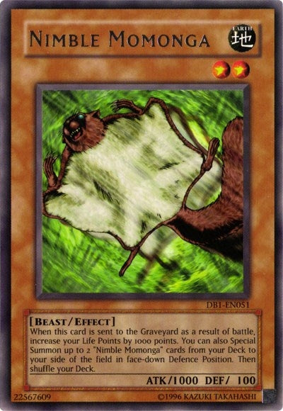 Image for Nimble Momonga (Dark Beginning 1) (DB1-EN051) - YuGiOh
