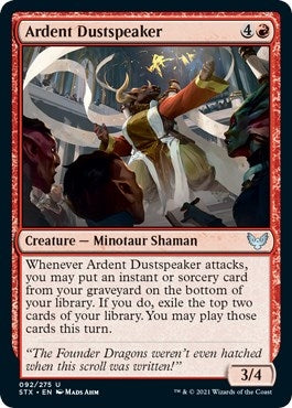 Image for Ardent Dustspeaker (Strixhaven: School of Mages) (92) - Magic: The Gathering