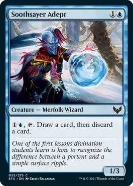 Image for Soothsayer Adept (Strixhaven: School of Mages) (55) - Magic: The Gathering