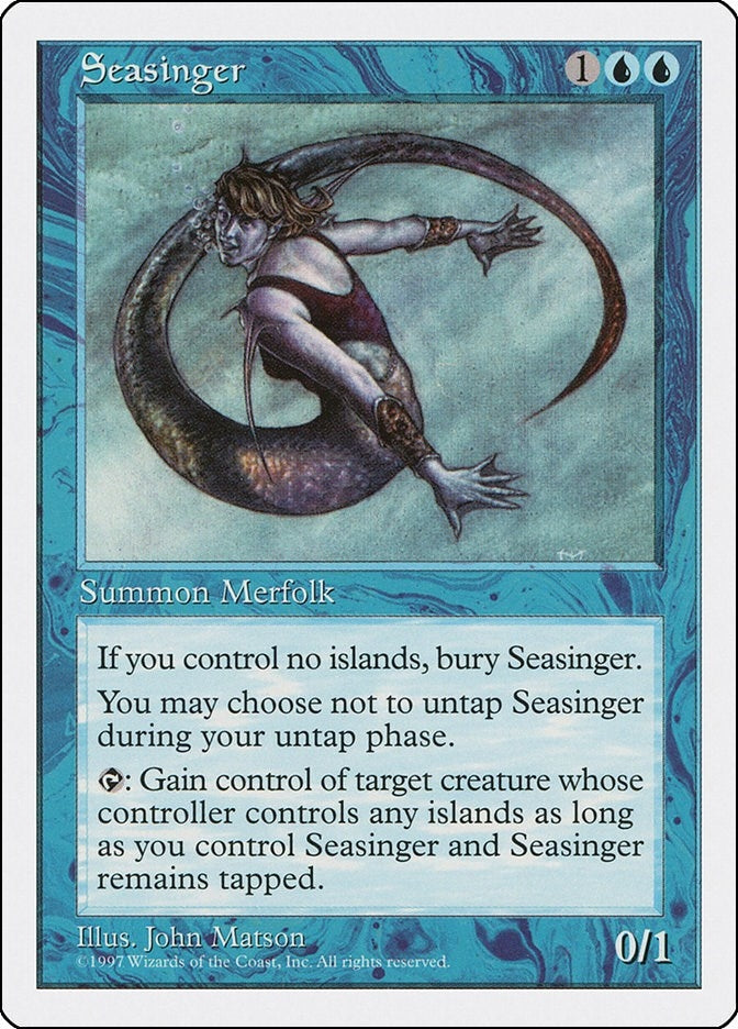 Image for Seasinger (Fifth Edition) - Magic: The Gathering