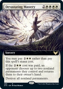 Image for Devastating Mastery (Extended Art) (Strixhaven: School of Mages) (288) - Magic: The Gathering