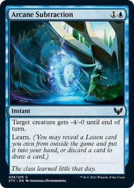 Image for Arcane Subtraction (Strixhaven: School of Mages) (36) - Magic: The Gathering