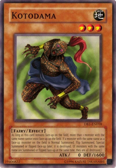Image for Kotodama (Dark Beginning 1) (DB1-EN058) - YuGiOh