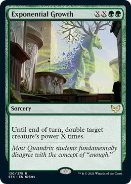 Image for Exponential Growth (Strixhaven: School of Mages) (130) - Magic: The Gathering