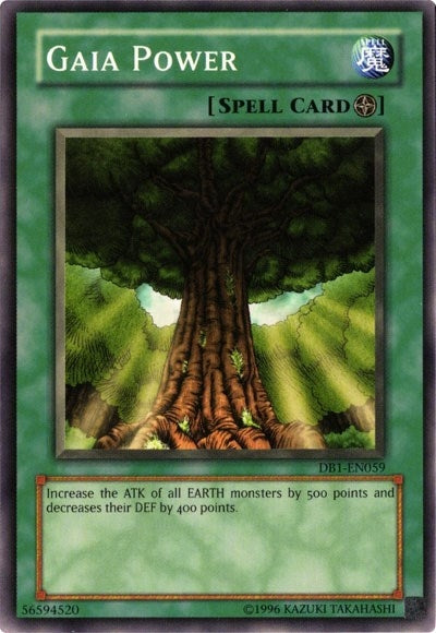 Image for Gaia Power (Dark Beginning 1) (DB1-EN059) - YuGiOh