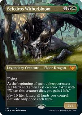 Image for Beledros Witherbloom (Borderless) (Strixhaven: School of Mages) (282) - Magic: The Gathering