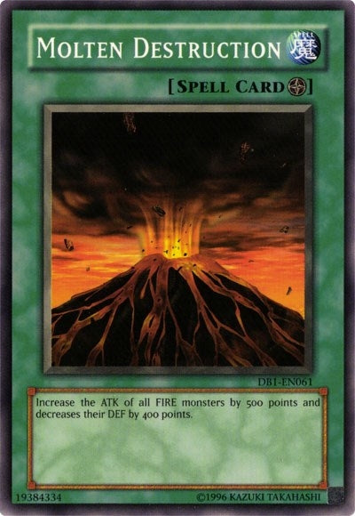 Image for Molten Destruction (Dark Beginning 1) (DB1-EN061) - YuGiOh