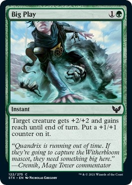 Image for Big Play (Strixhaven: School of Mages) (122) - Magic: The Gathering