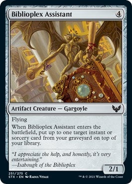 Image for Biblioplex Assistant (Strixhaven: School of Mages) (251) - Magic: The Gathering