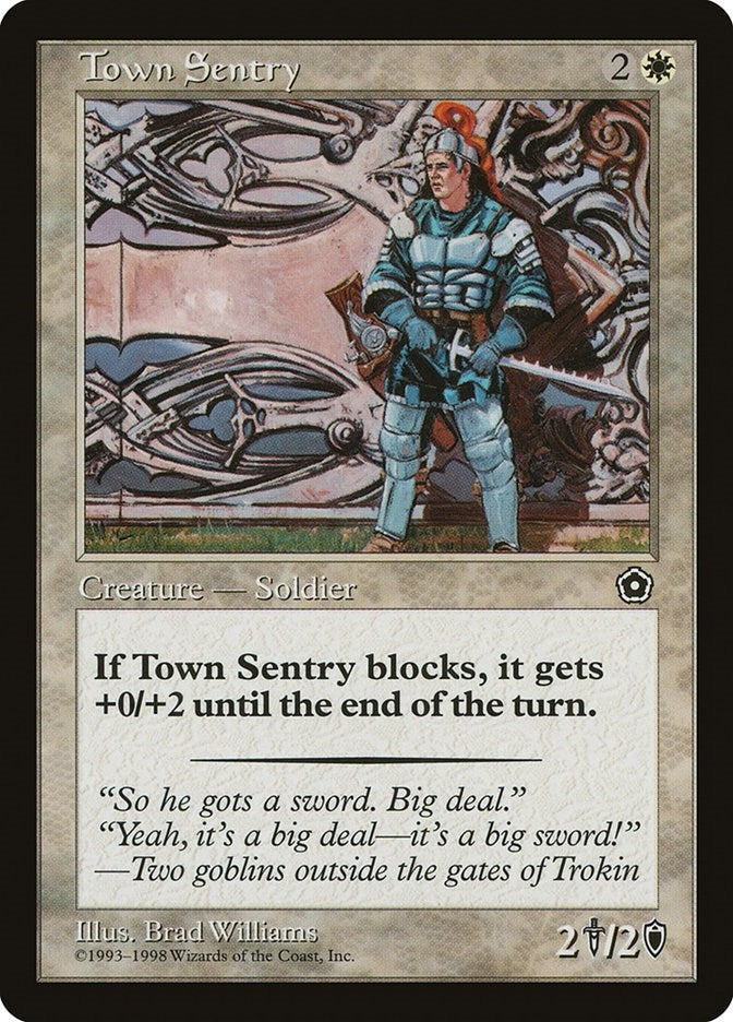 Image for Town Sentry (Portal Second Age) - Magic: The Gathering