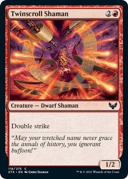 Image for Twinscroll Shaman (Strixhaven: School of Mages) (118) - Magic: The Gathering
