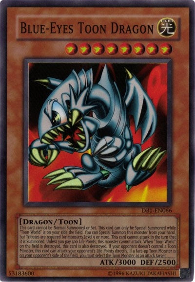 Image for Blue-Eyes Toon Dragon (Dark Beginning 1) (DB1-EN066) - YuGiOh