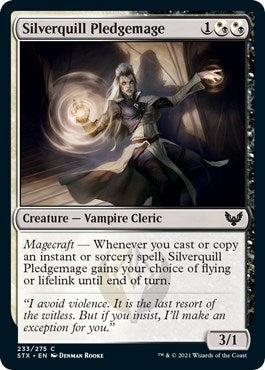 Image for Silverquill Pledgemage (Strixhaven: School of Mages) (233) - Magic: The Gathering