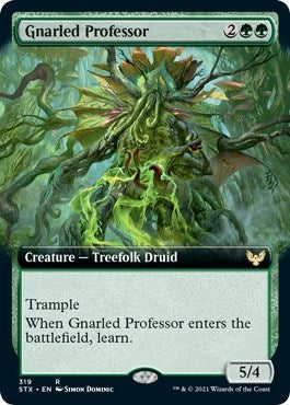 Image for Gnarled Professor (Extended Art) (Strixhaven: School of Mages) (319) - Magic: The Gathering