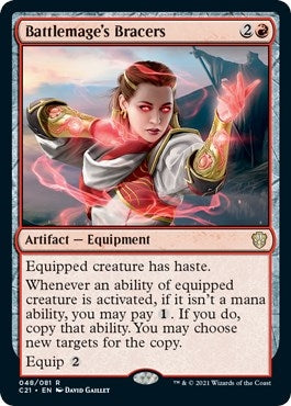 Image for Battlemage's Bracers (Commander 2021) (48) - Magic: The Gathering