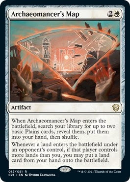 Image for Archaeomancer's Map (Commander 2021) (12) - Magic: The Gathering