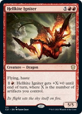 Image for Hellkite Igniter (Commander 2021) (171) - Magic: The Gathering