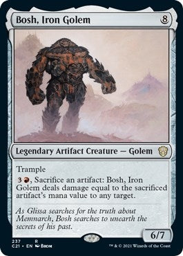 Image for Bosh, Iron Golem (Commander 2021) (237) - Magic: The Gathering
