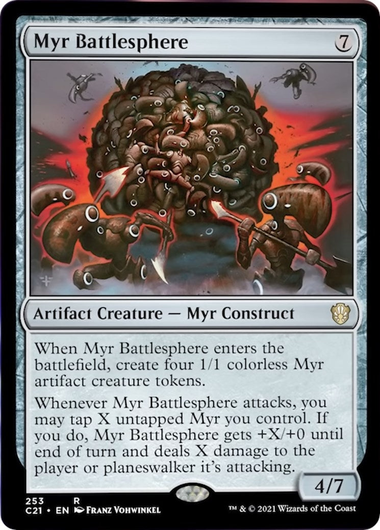 Image for Myr Battlesphere (Commander 2021) (253) - Magic: The Gathering