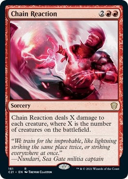 Image for Chain Reaction (Commander 2021) (161) - Magic: The Gathering
