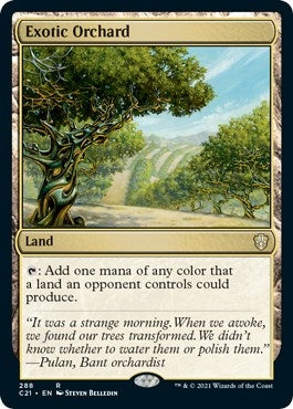 Image for Exotic Orchard (Commander 2021) (288) - Magic: The Gathering