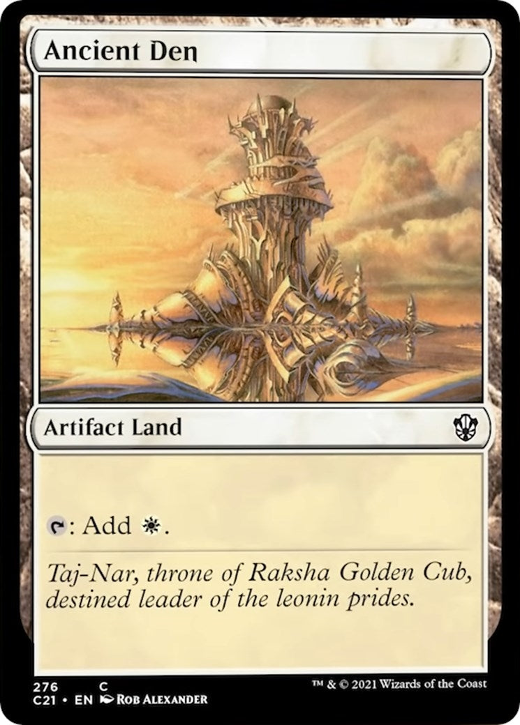 Image for Ancient Den (Commander 2021) (276) - Magic: The Gathering