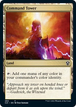 Image for Command Tower (Commander 2021) (284) - Magic: The Gathering