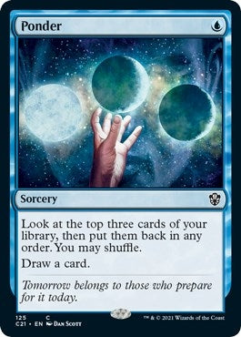 Image for Ponder (Commander 2021) (125) - Magic: The Gathering
