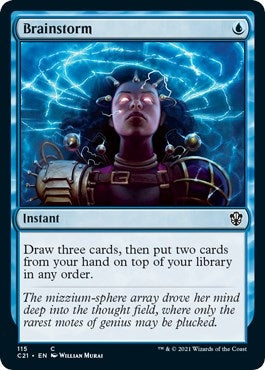 Image for Brainstorm (Commander 2021) (115) - Magic: The Gathering