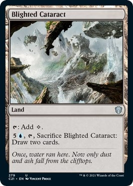 Image for Blighted Cataract (Commander 2021) (279) - Magic: The Gathering
