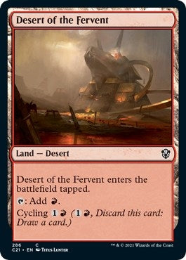 Image for Desert of the Fervent (Commander 2021) (286) - Magic: The Gathering