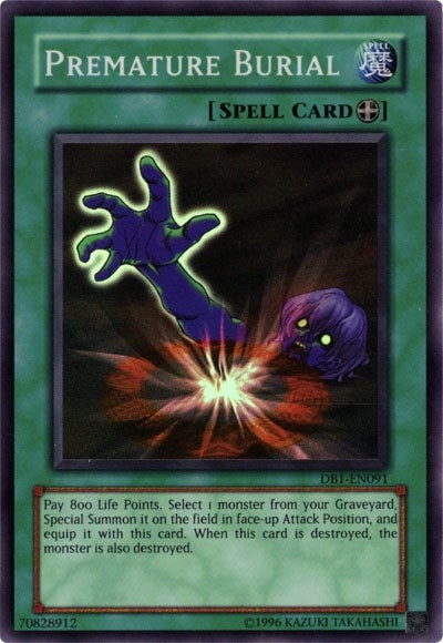 Image for Premature Burial (Dark Beginning 1) (DB1-EN091) - YuGiOh
