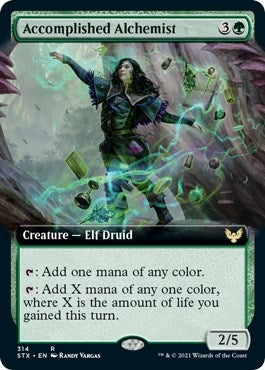 Image for Accomplished Alchemist (Extended Art) (Strixhaven: School of Mages) (314) - Magic: The Gathering