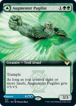 Image for Augmenter Pugilist (Extended Art) (Strixhaven: School of Mages) (321) - Magic: The Gathering
