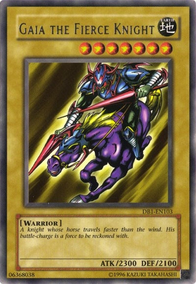 Image for Gaia The Fierce Knight (Dark Beginning 1) (DB1-EN103) - YuGiOh
