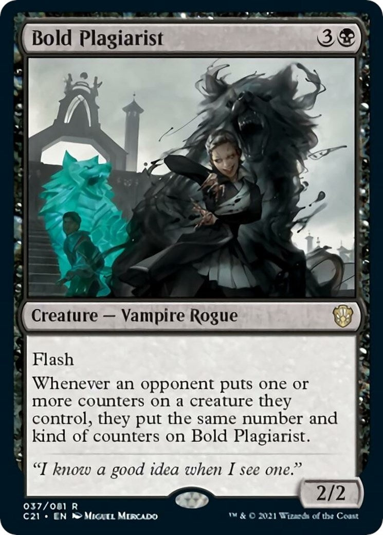 Image for Bold Plagiarist (Commander 2021) (37) - Magic: The Gathering