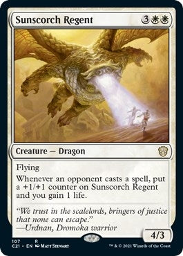 Image for Sunscorch Regent (Commander 2021) (107) - Magic: The Gathering