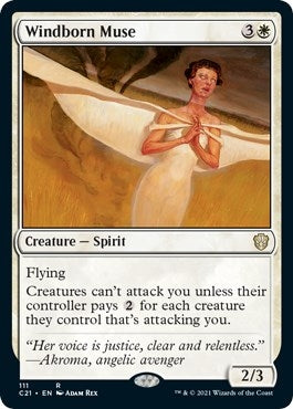 Image for Windborn Muse (Commander 2021) (111) - Magic: The Gathering