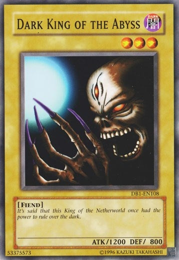 Image for Dark King of the Abyss (Dark Beginning 1) (DB1-EN108) - YuGiOh