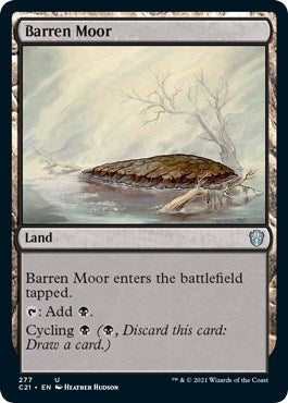 Image for Barren Moor (Commander 2021) (277) - Magic: The Gathering