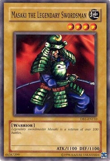 Image for Masaki the Legendary Swordsman (Dark Beginning 1) (DB1-EN110) - YuGiOh