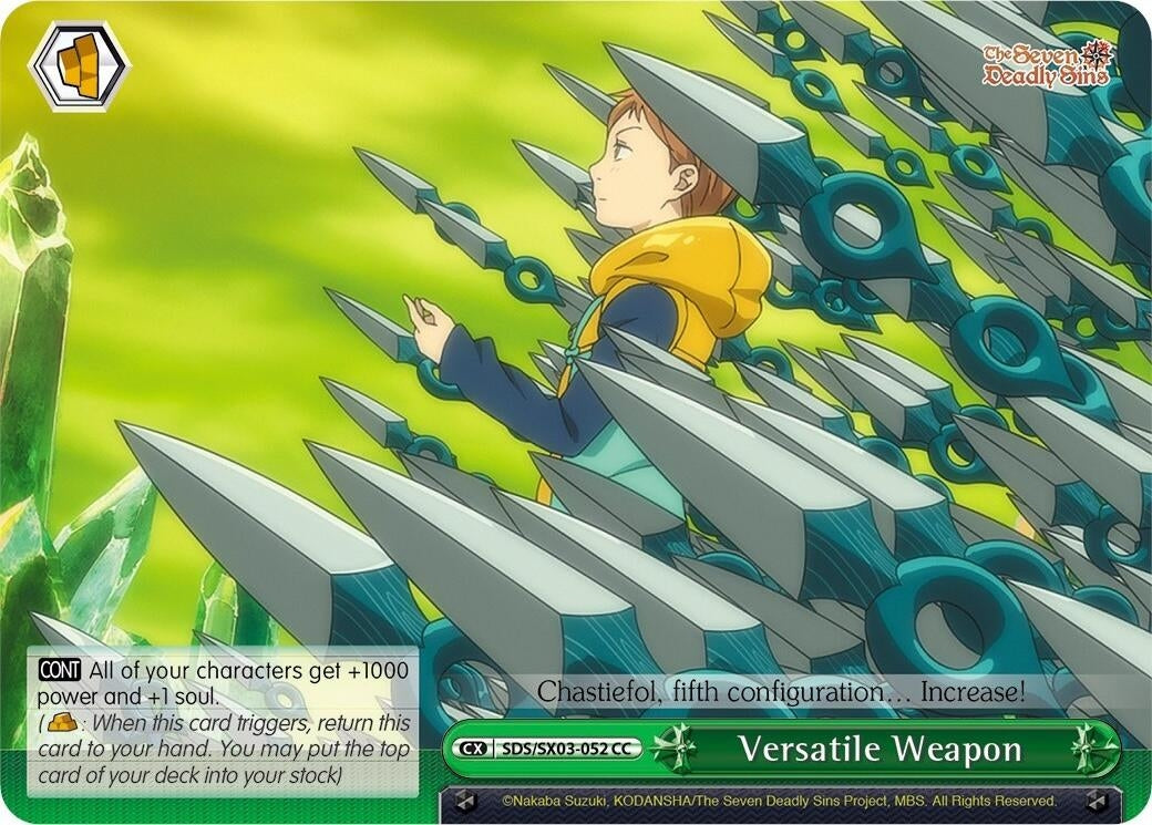 Image for Versatile Weapon (The Seven Deadly Sins) (SDS/SX03-052 CC) - Weiss Schwarz