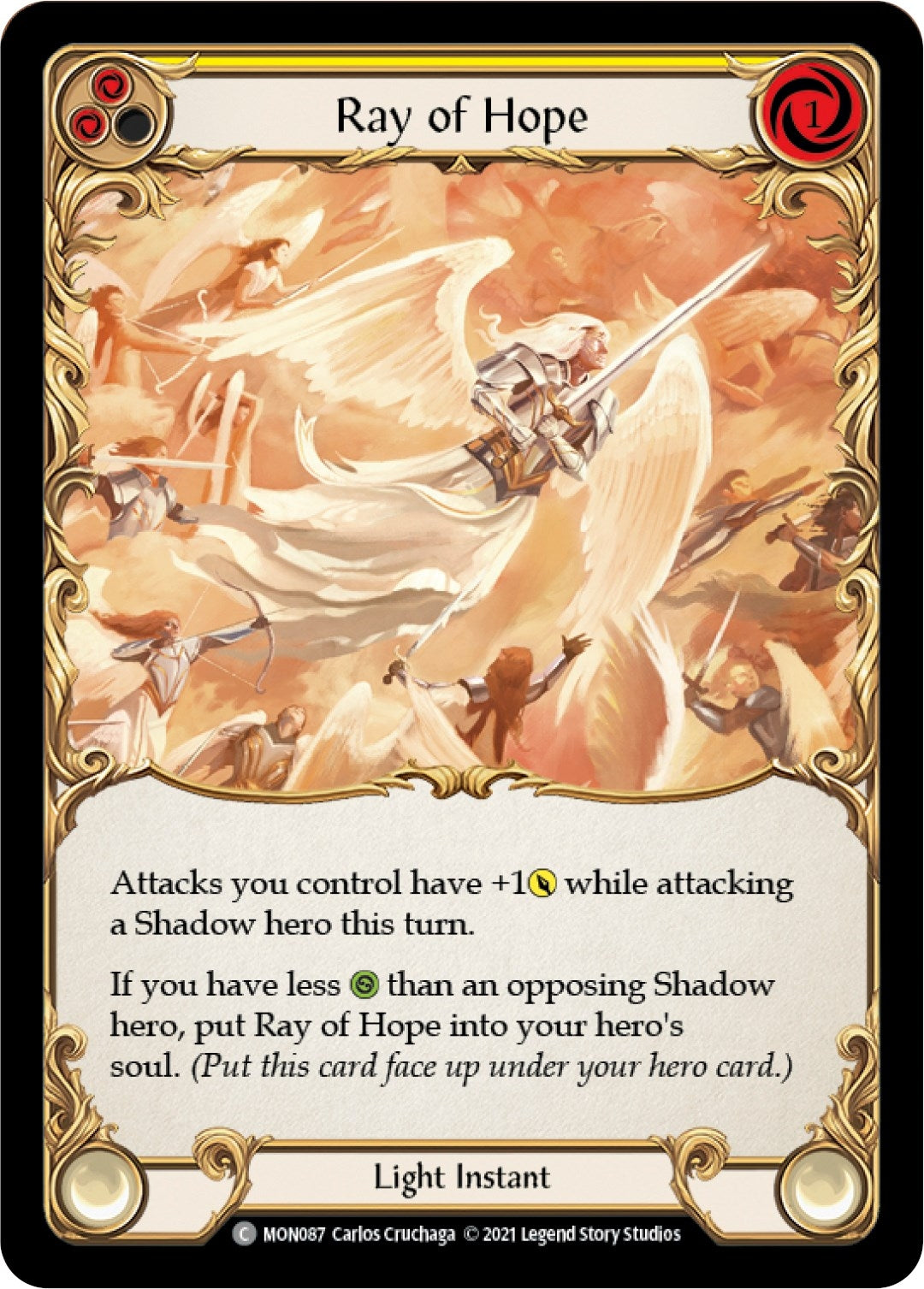 Image for Ray of Hope (Monarch) (MON087) - Flesh and Blood TCG