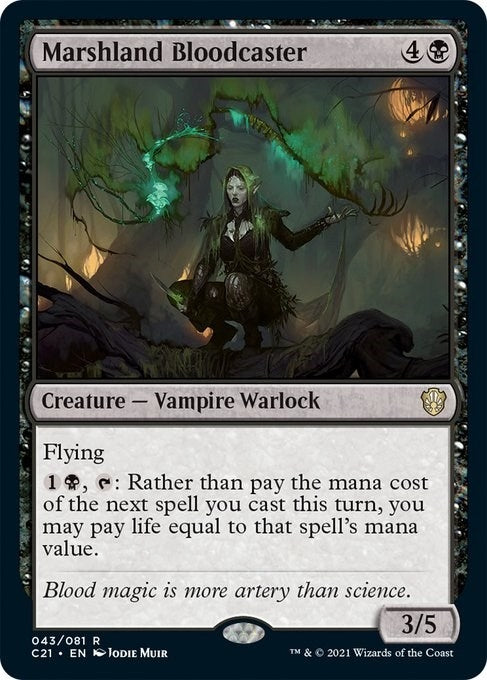 Image for Marshland Bloodcaster (Commander 2021) (43) - Magic: The Gathering