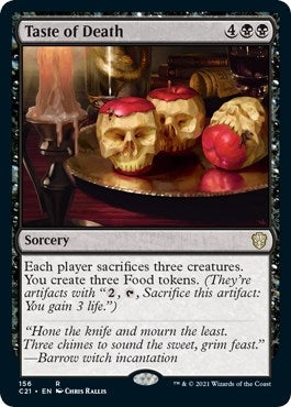 Image for Taste of Death (Commander 2021) (156) - Magic: The Gathering