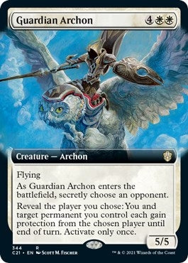Image for Guardian Archon (Extended Art) (Commander 2021) (344) - Magic: The Gathering