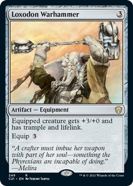 Image for Loxodon Warhammer (Commander 2021) (249) - Magic: The Gathering