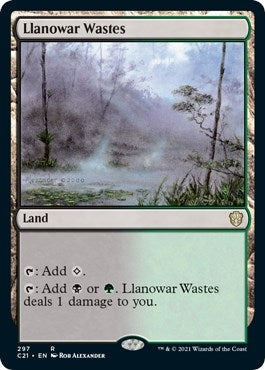 Image for Llanowar Wastes (Commander 2021) (297) - Magic: The Gathering